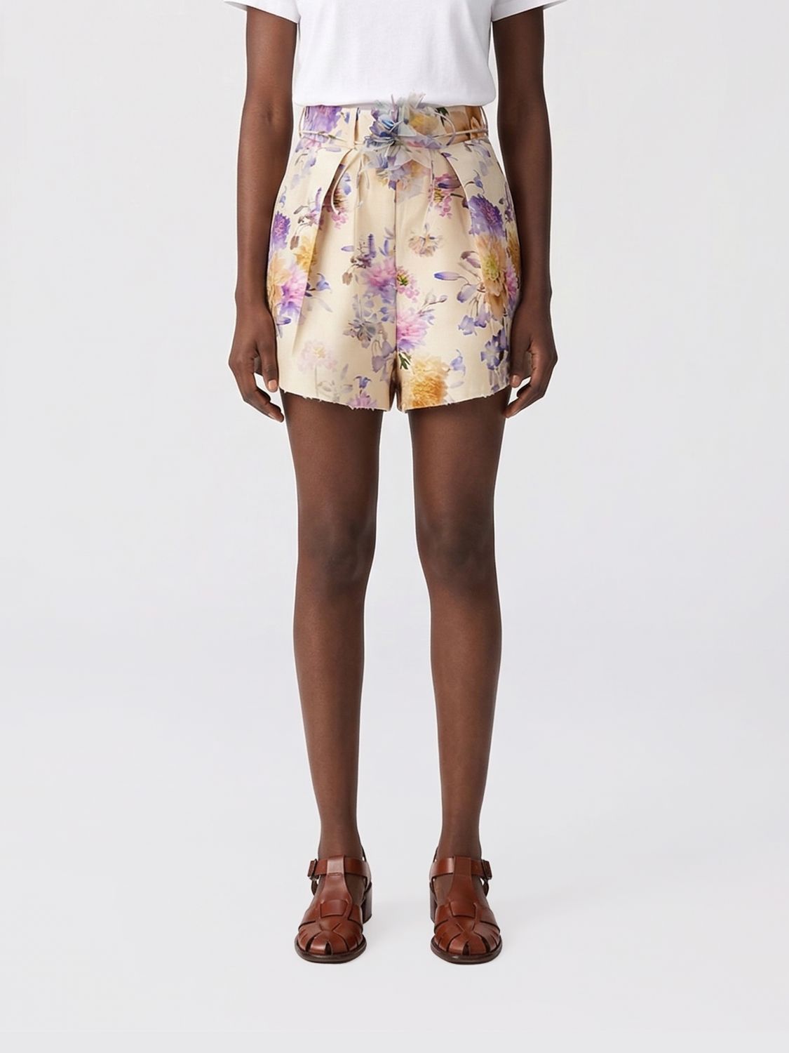 Shorts Woman color Beige