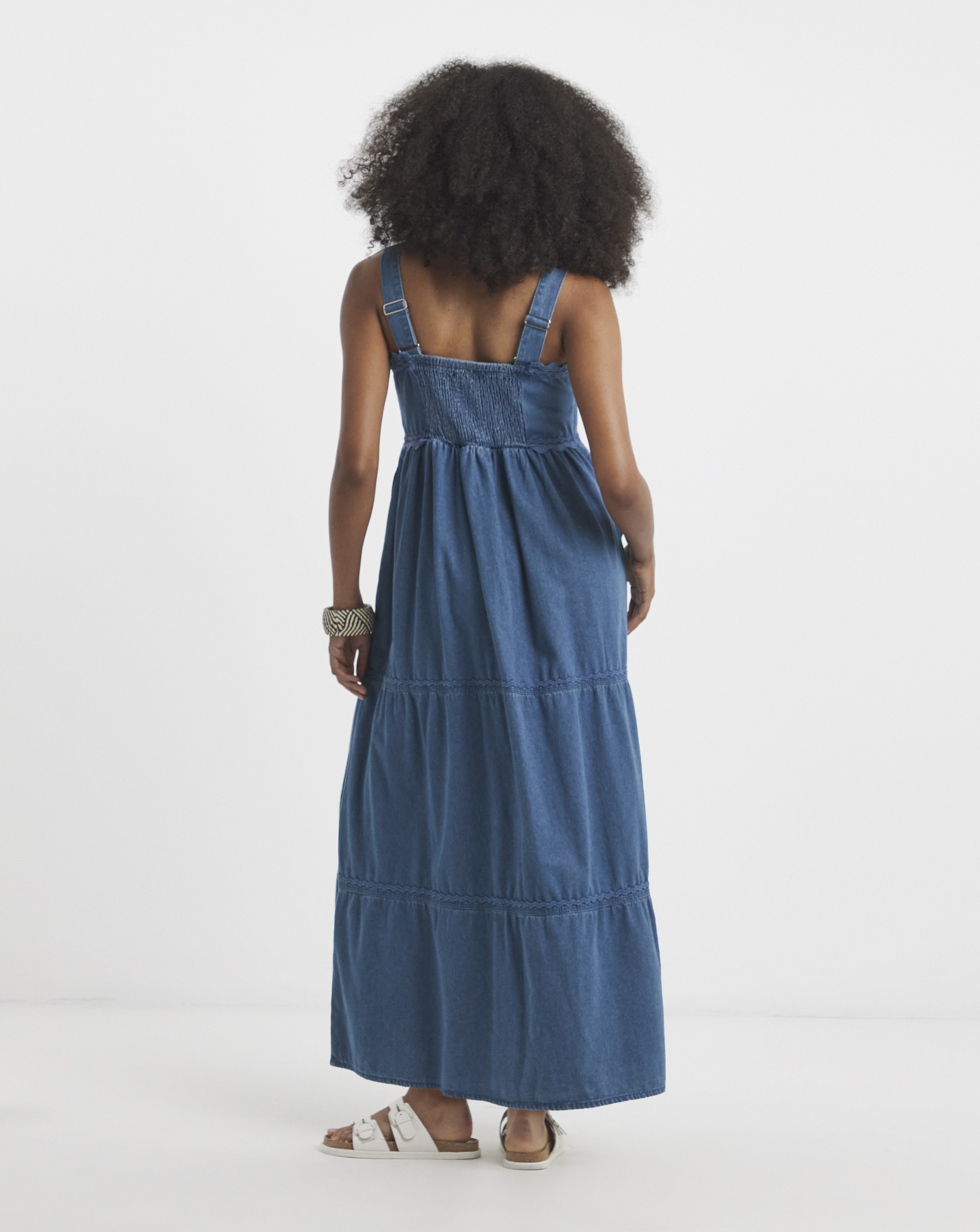 Simply Be Denim Ric Rac Midaxi Sun Dre