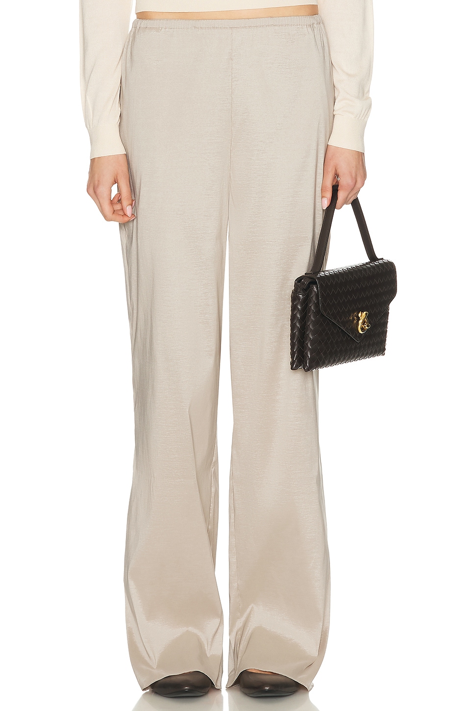 L'Academie Maricel Pant in Taupe. XS. Also in XXS, S, M
