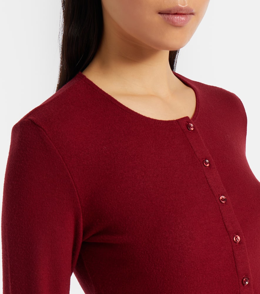 Lauren cropped jersey cardigan