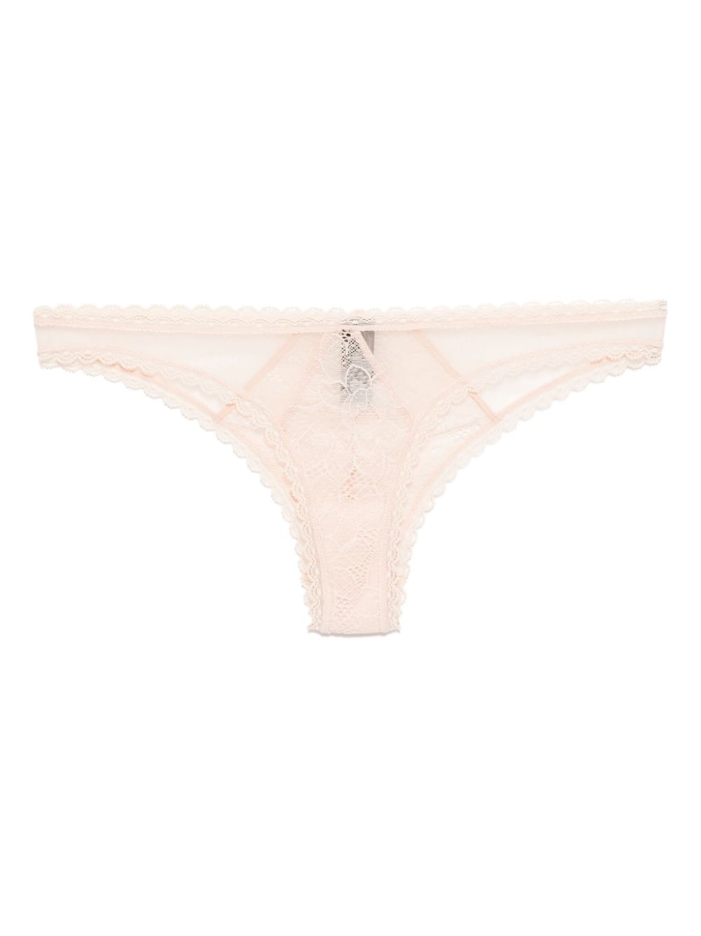 Lace thong - Pink