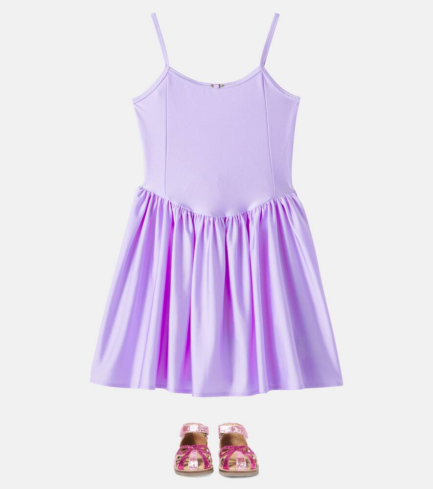 Konges Sløjd Mousse gathered jersey dress