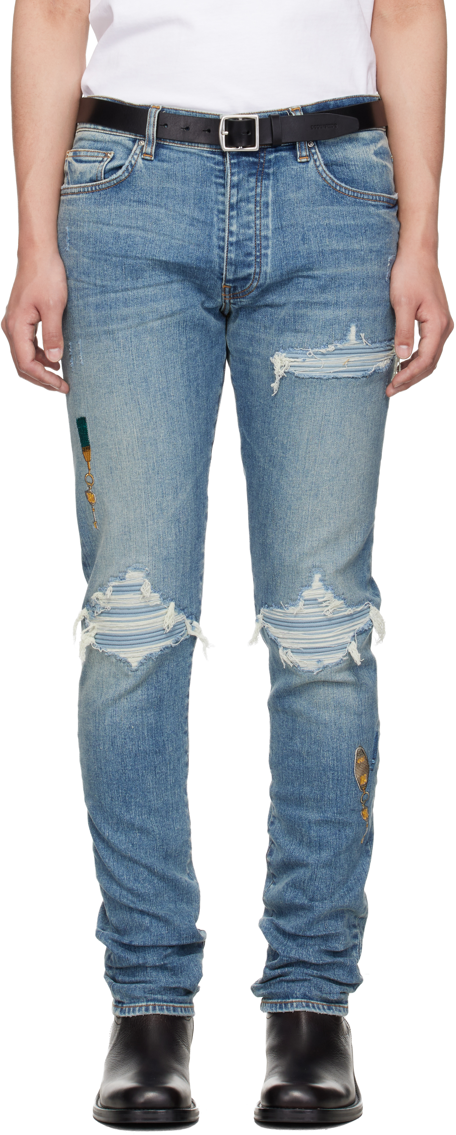 Blue 'Chateau Keys' MX1 Jeans