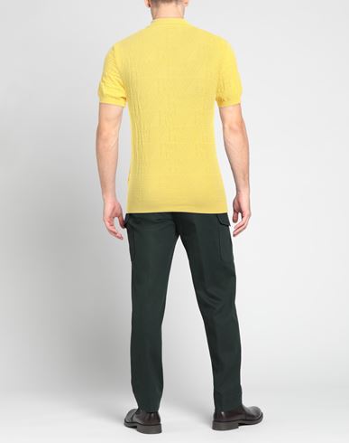 Man Sweater Yellow Size L Cotton