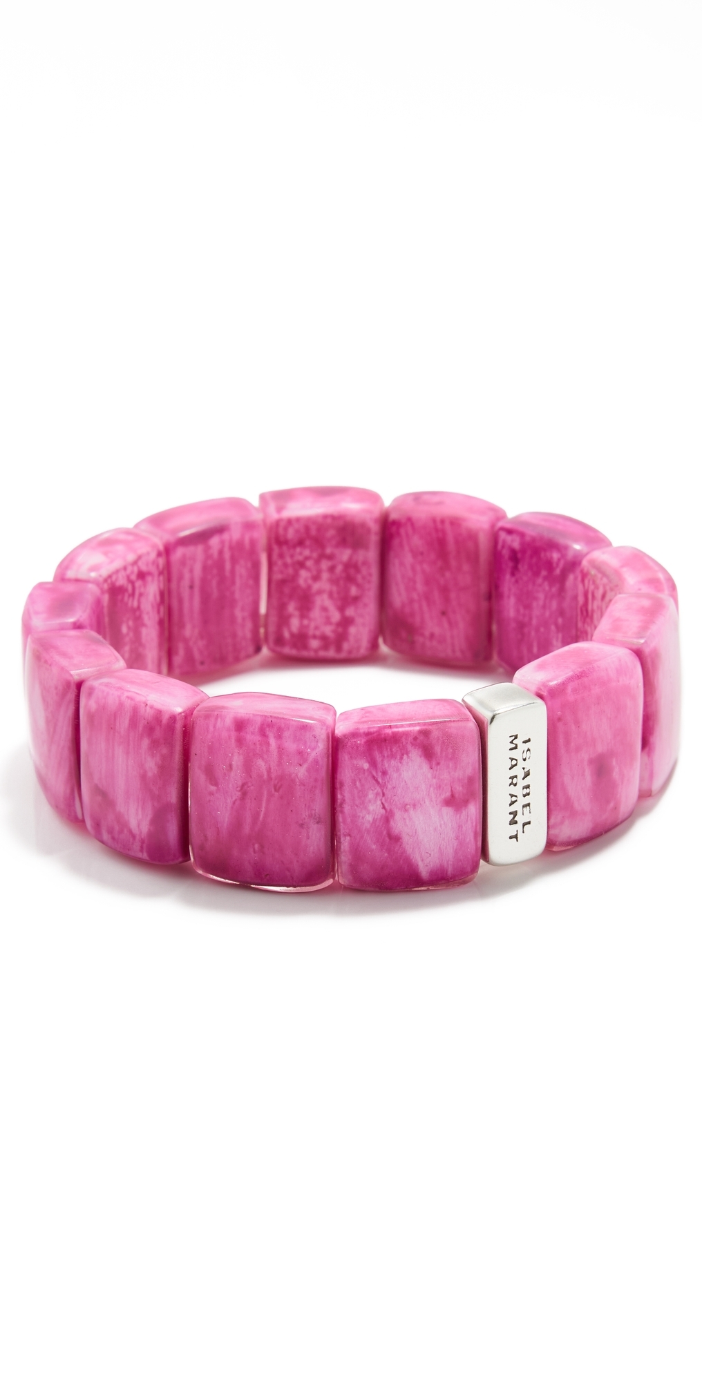 Isabel Marant Tya Bracelet Fuchsia/Silver T2