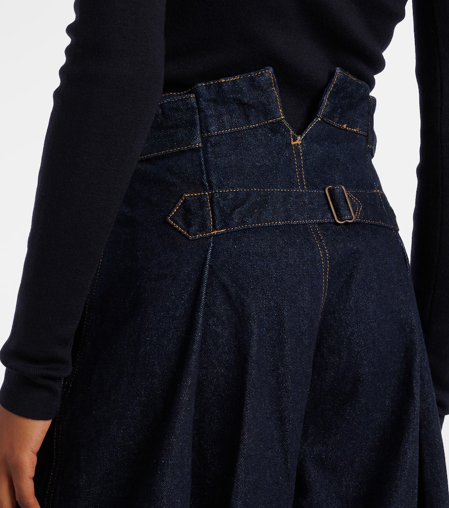 High-rise wide-leg jeans