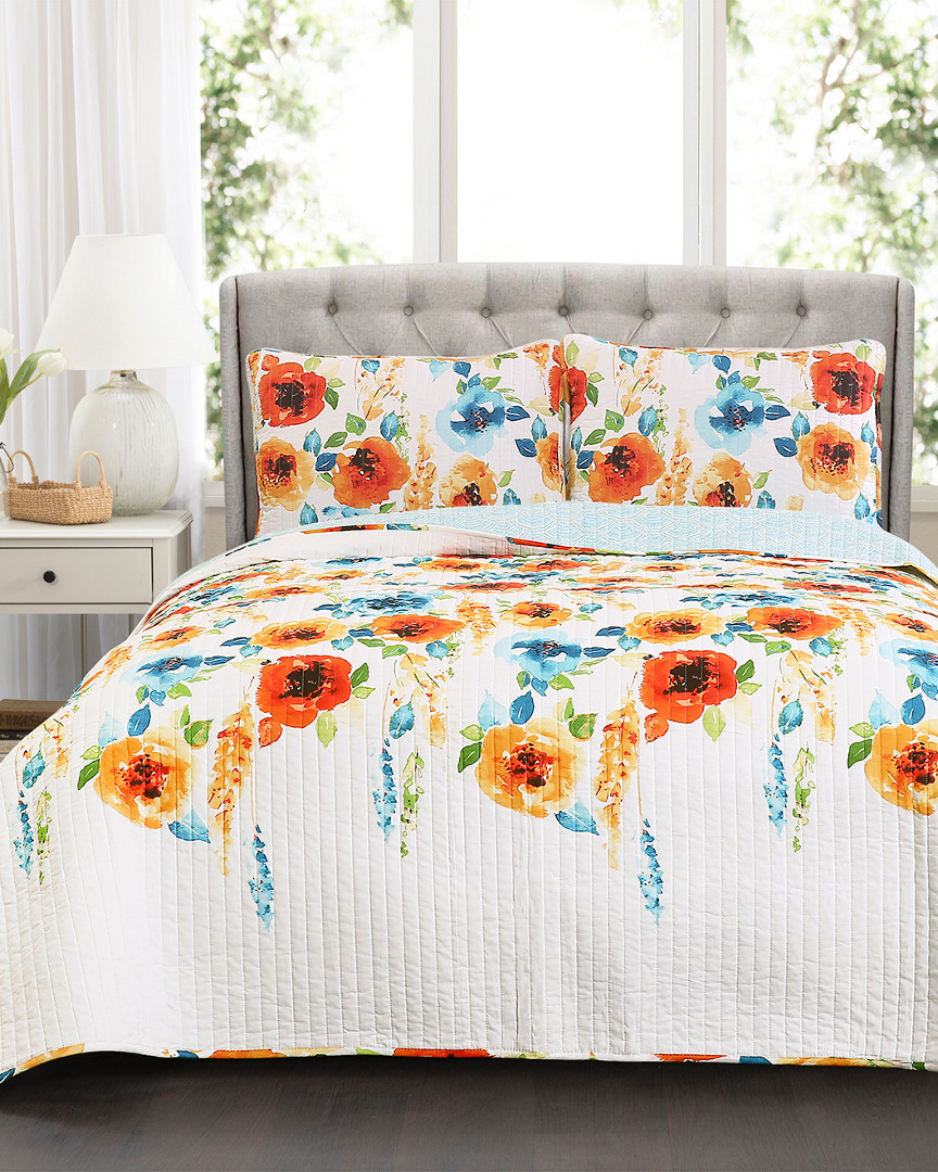 Lush Decor Percy Bloom Quilt Set