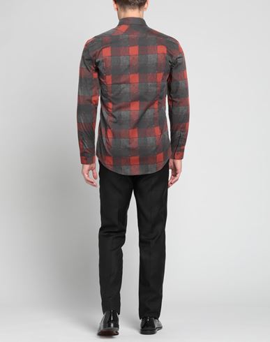Man Shirt Brick Size 15 ¾ Cotton, Elastane