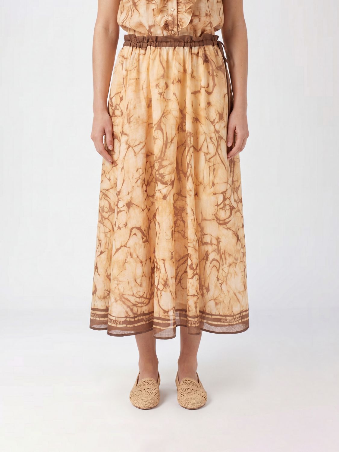 Skirt Woman color Beige
