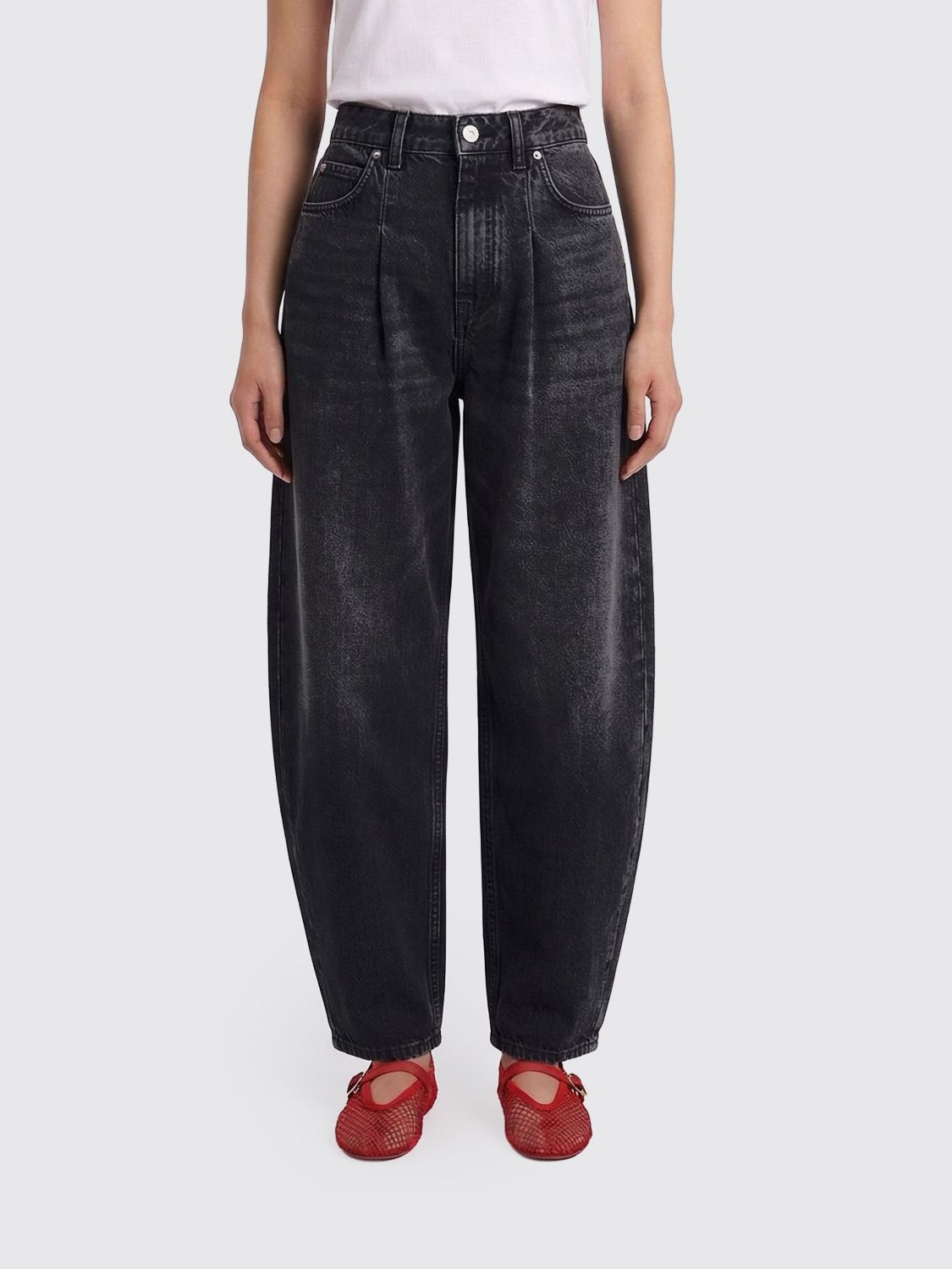Jeans Woman color Black