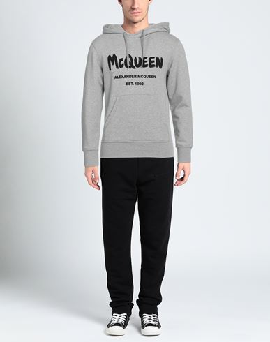 Man Sweatshirt Light grey Size S Cotton, Elastane