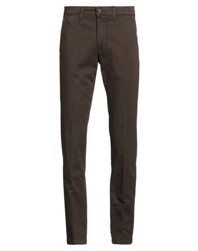 Man Pants Brown Size 30 Cotton, Elastane