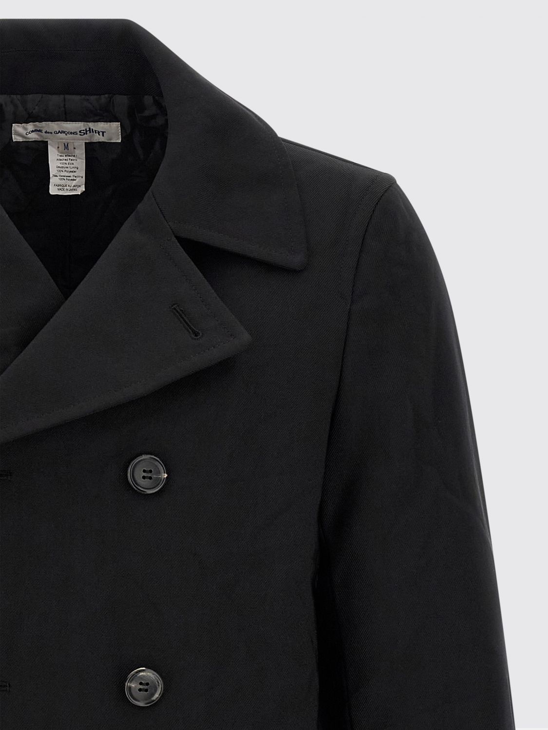 Trench Coat COMME DES GARÇONS SHIRT Men color Black