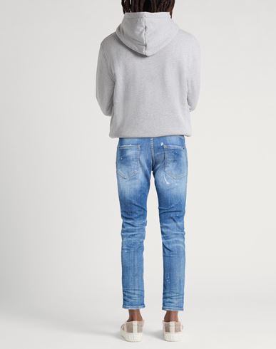 Man Jeans Blue Size 30 Cotton, Polyester, Elastane