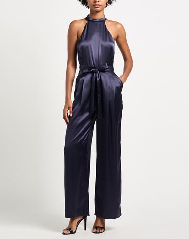 Woman Jumpsuit Navy Size 6 Triacetate, Polyester