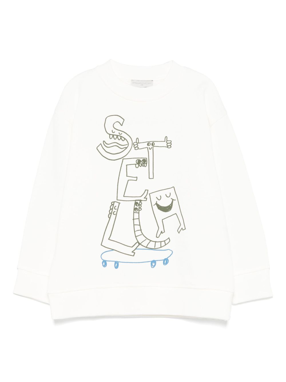 Logo-print sweatshirt - White