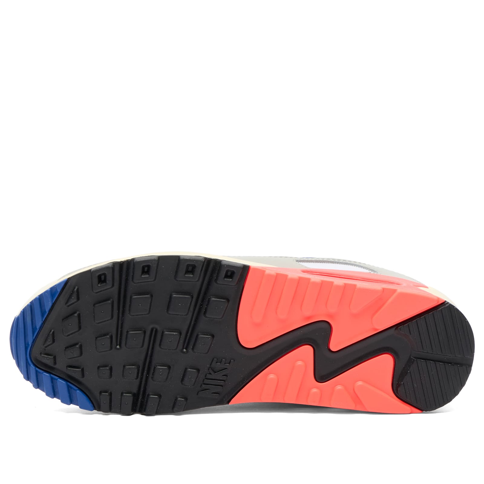 Air Max 90 Qs Ultramarine Sneaker in Light Base Grey/Sport Royal/Coconut Milk