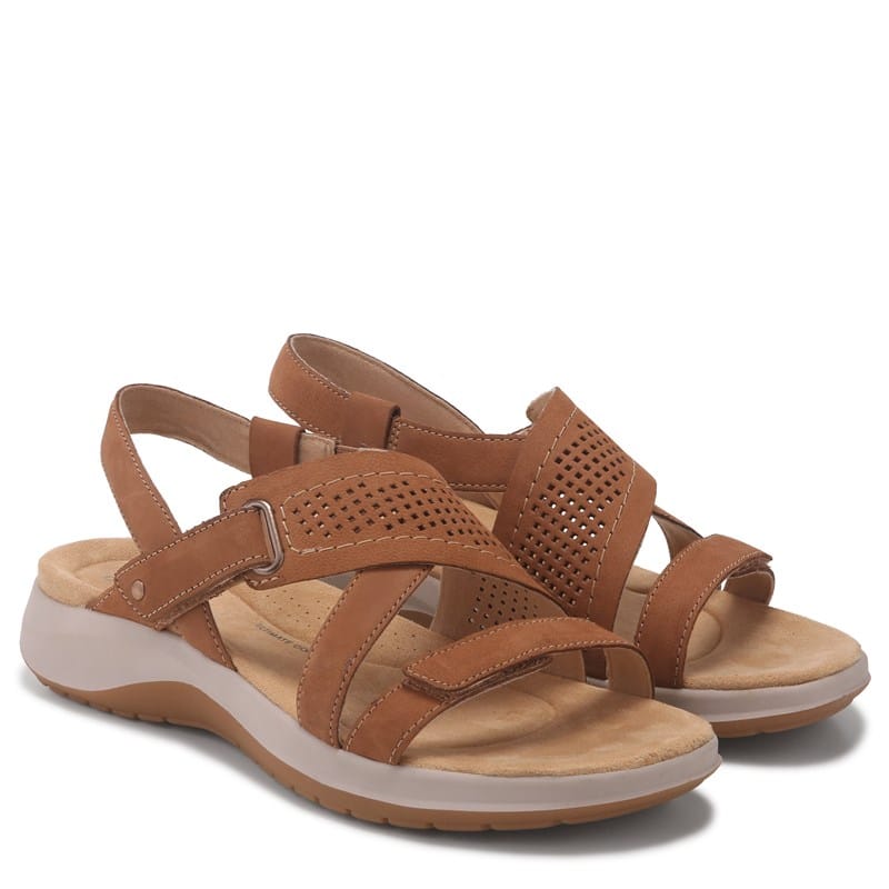 Women's Maelyn Gem Casual Sandals (Tan Nubuck)