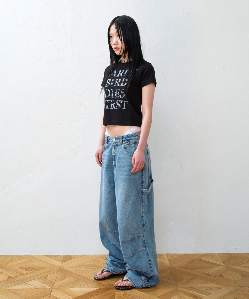 EARLY BIRD DIES TEE BLACK