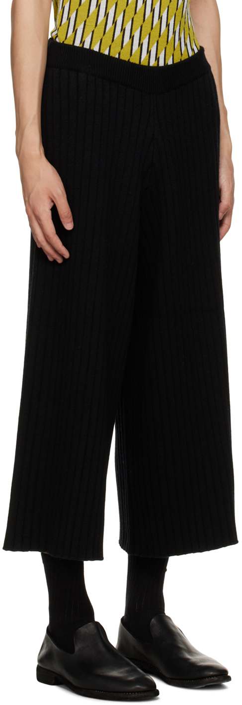 ZANKOV Black Three-Pocket Trousers