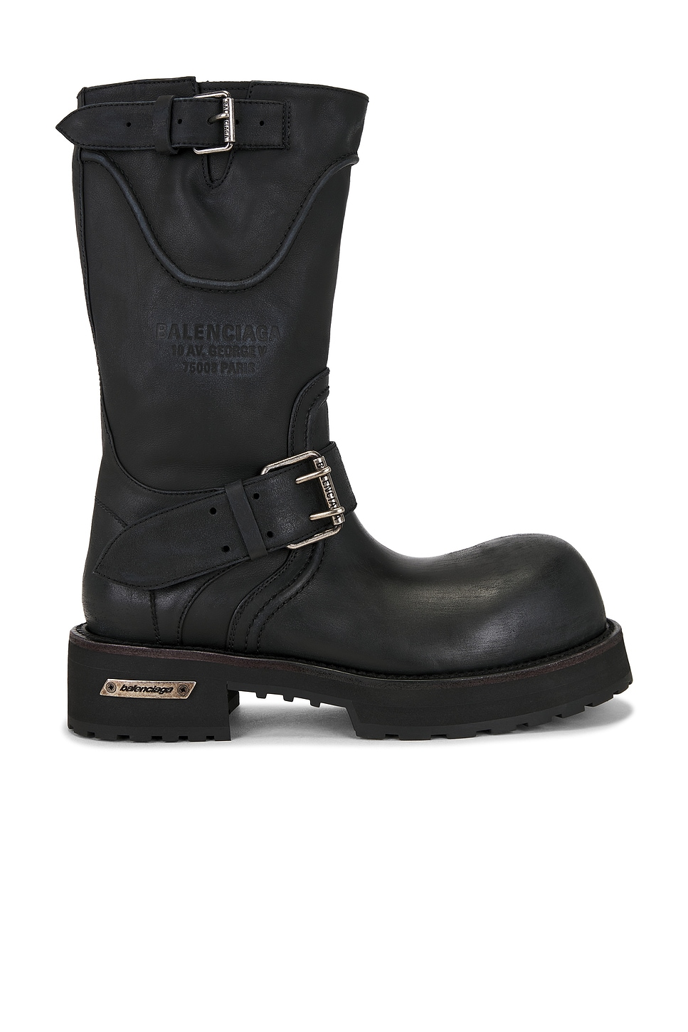 Balenciaga Venom Boot in Black & Silver - Black.  44 also in