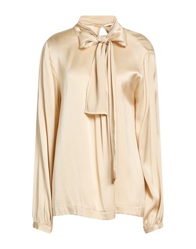 Woman Top Beige Size 10 Viscose