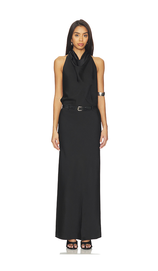 Superdown Hazel Maxi Dress in Black. L. Also in XS, XXS