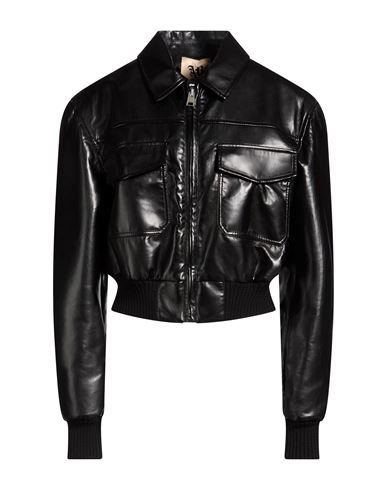 Woman Jacket Black Size XS Polyester