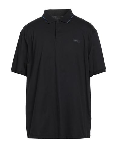 Sport Man Polo shirt Black Size XXL Cotton