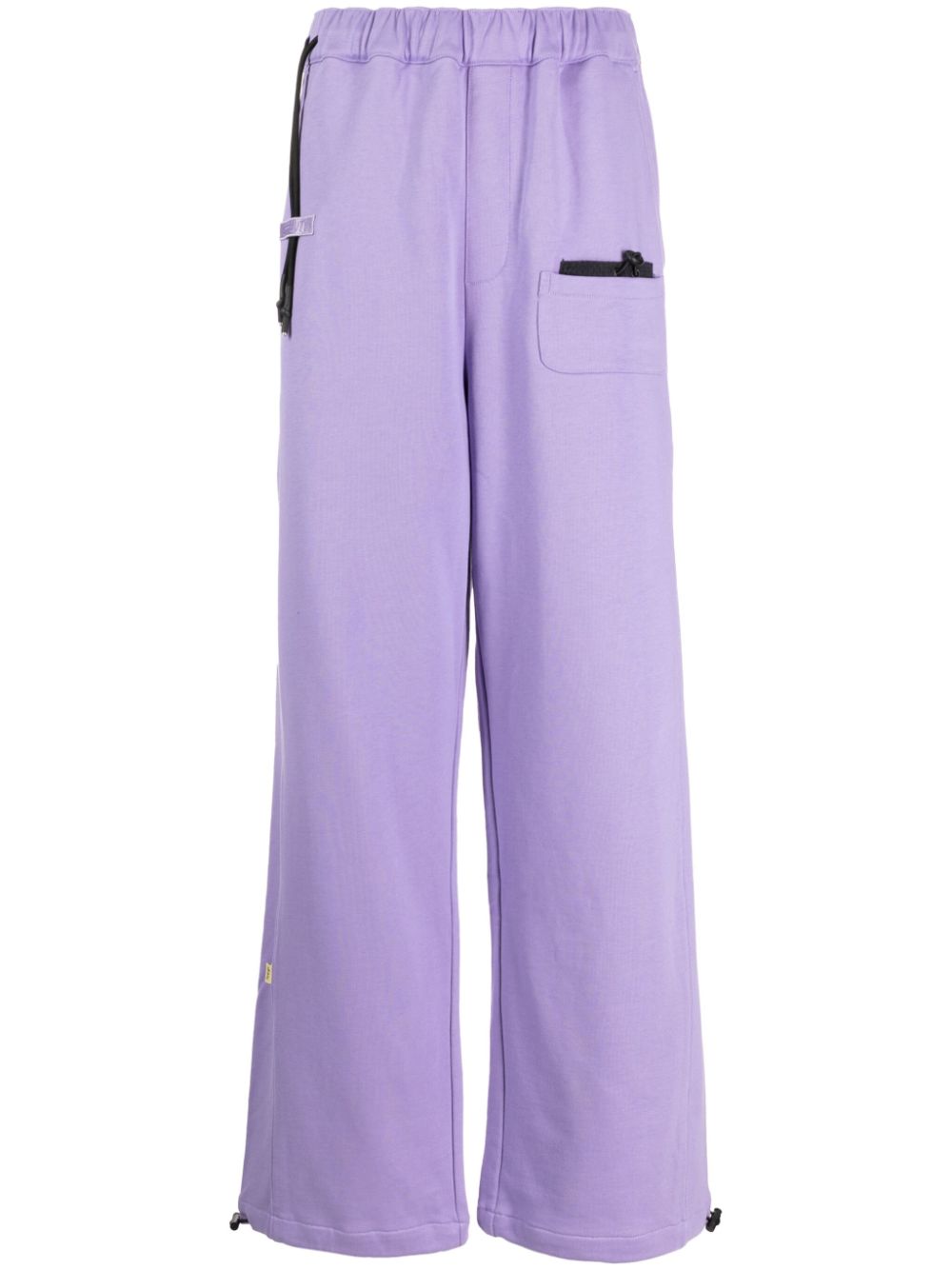 Futur cotton track pants - Purple
