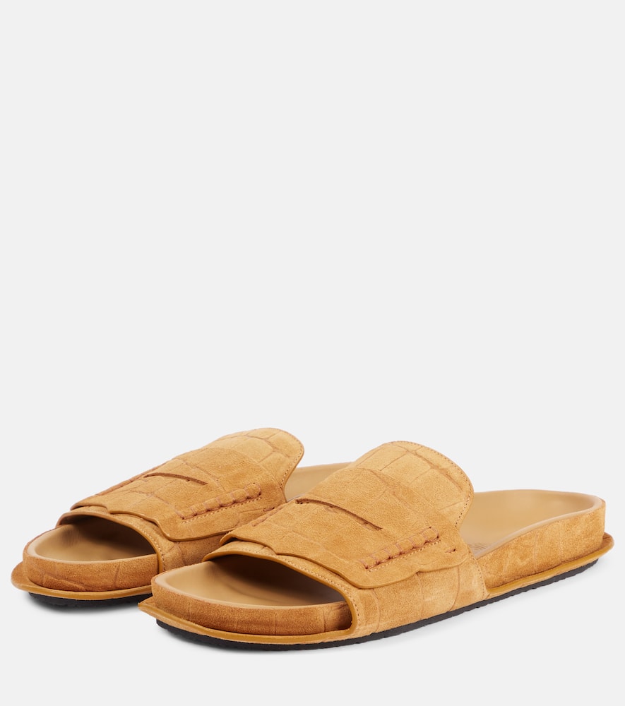 Jacquemus Mocassin suede slides