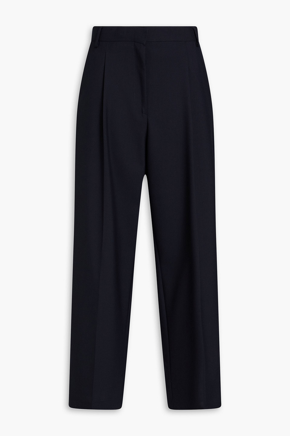 Grain de poudre wool tapered pants - Blue - FR 34