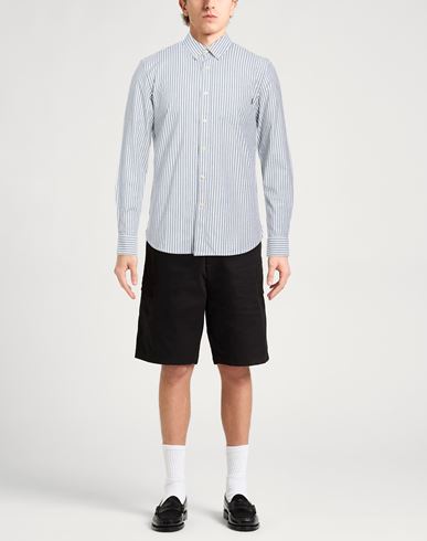 Man Shirt White Size S Cotton, Elastane