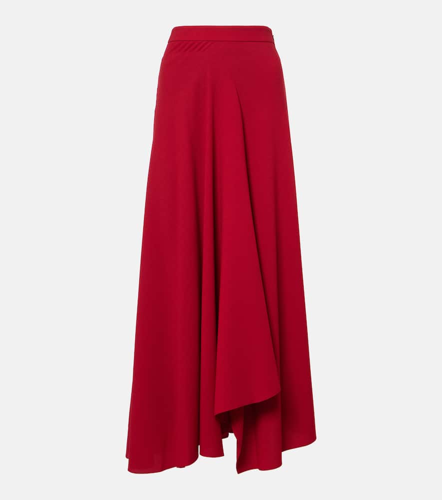 Asha crêpe maxi skirt