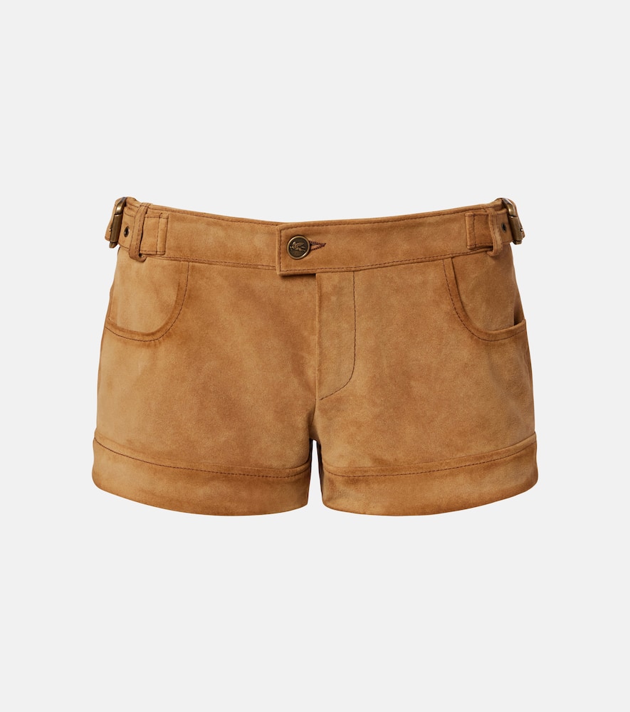 Suede shorts