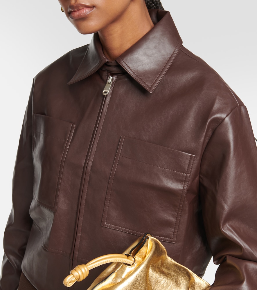 Tolobu faux leather jacket