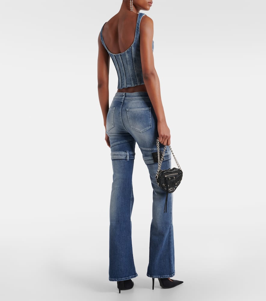 Denim bustier