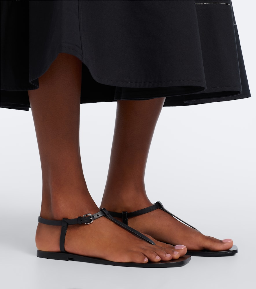 Clara leather thong sandals
