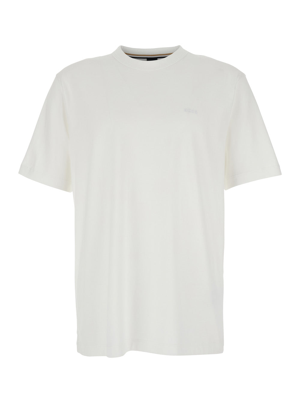 Logo-Embroidered Cotton T-Shirt — White