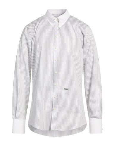 Man Shirt Grey Size 42 Cotton