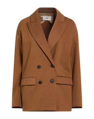 Woman Blazer Brown Size 6 Viscose, Polyamide, Elastane
