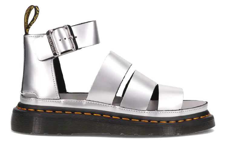 (WMNS) DrMartens Clarissa Thick Sole Sandals Silver