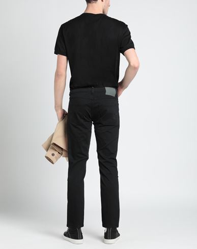 Man Pants Black Size 29 Cotton, Elastane