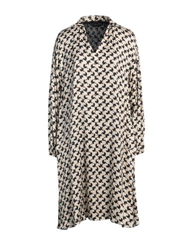 Seventy Venezia Woman Midi dress Beige Size 4 Viscose