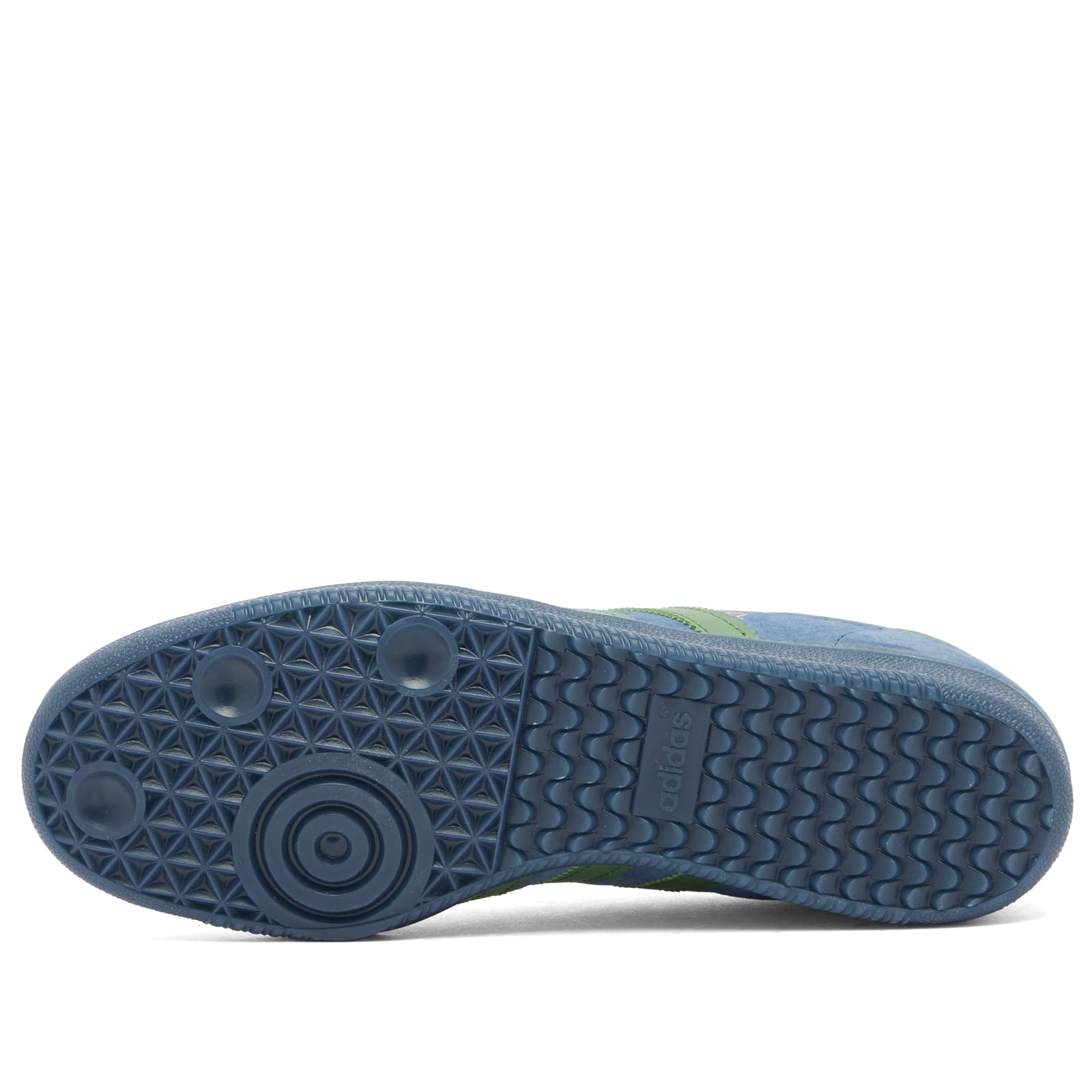 END. x SPZL Samba Deco Sneaker 'By the Sea' in Dark Blue, Size UK 6 
