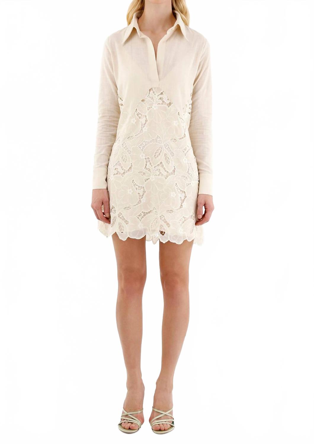 Shalimar Mini Dress In Ivory
