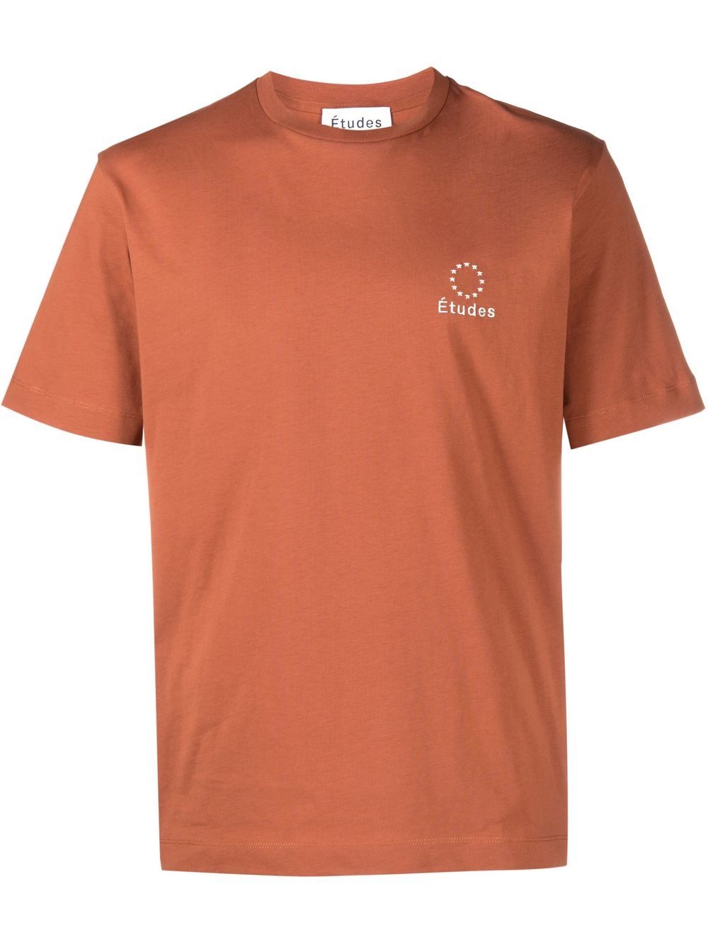 Logo-print organic cotton T-shirt - Brown