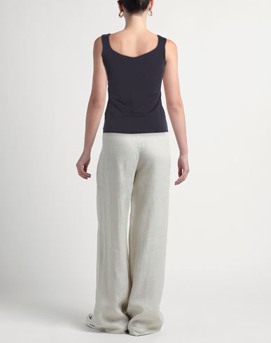 Woman Tank top Navy Size 10 Viscose, Elastane