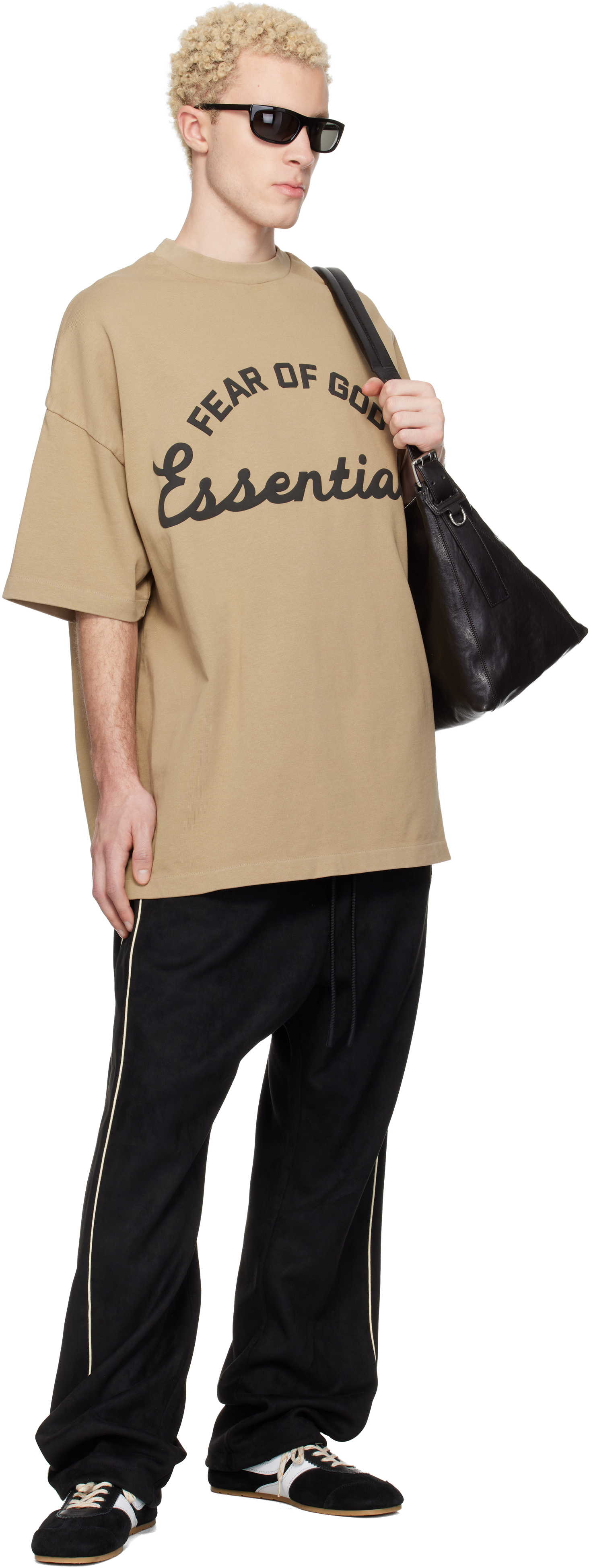 Beige Training 90s Short Sleeve T-shirt