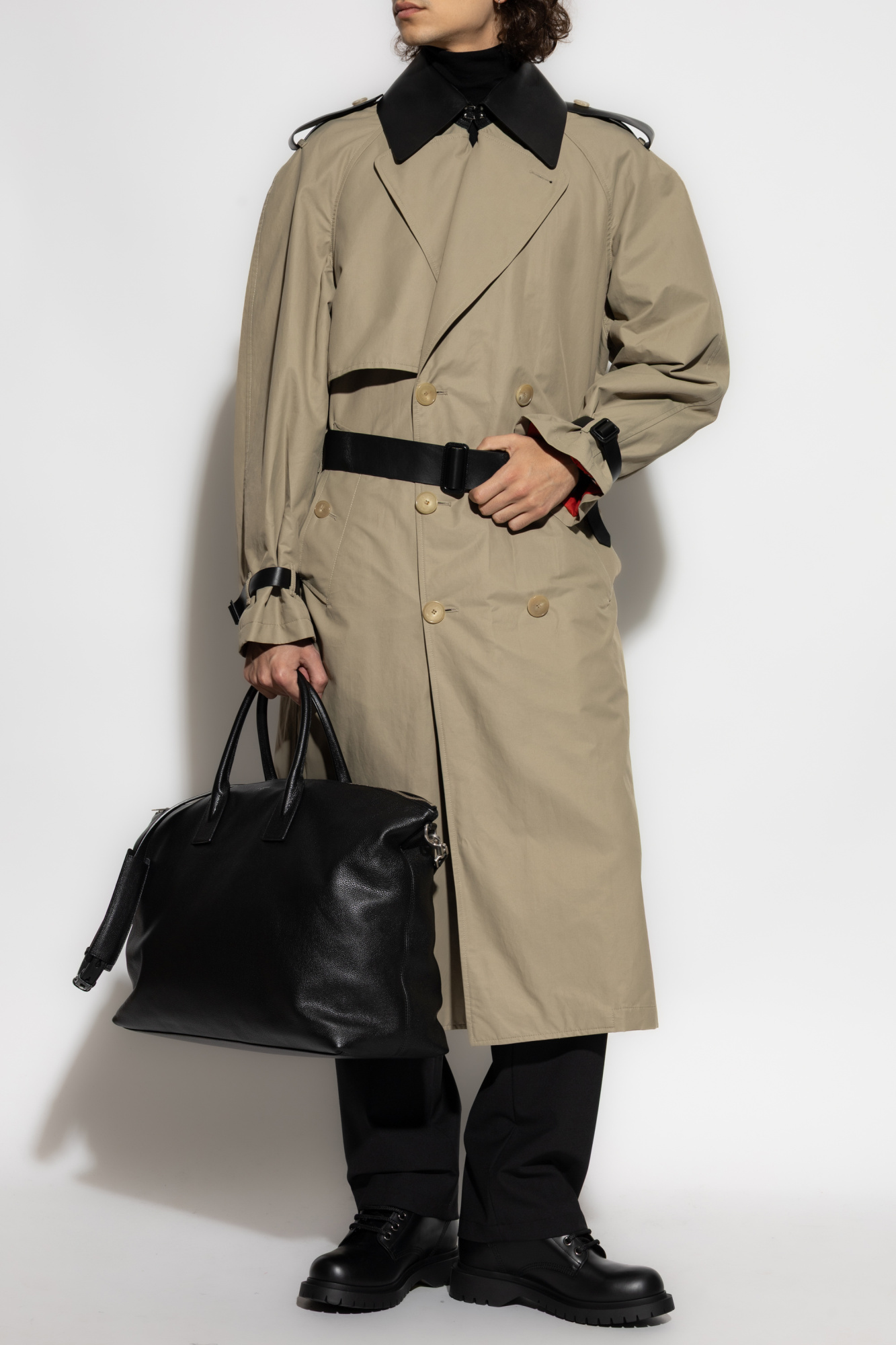 Coat With Collar, Men's, Green